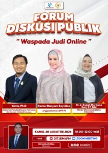 Waspada Judi Online, Masyarakat Diminta Bijak Manfaatkan Ruang Digital