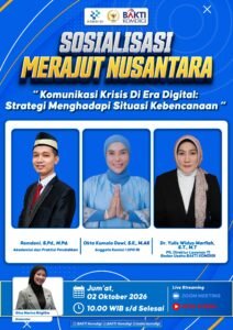Komunikasi Krisis di Era Digital Jadi Kunci Hadapi Bencana dan Lawan Hoaks